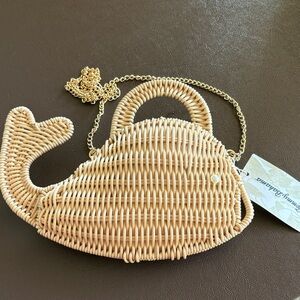 NWT Tommy Bahama whale clutch/shoulder bag